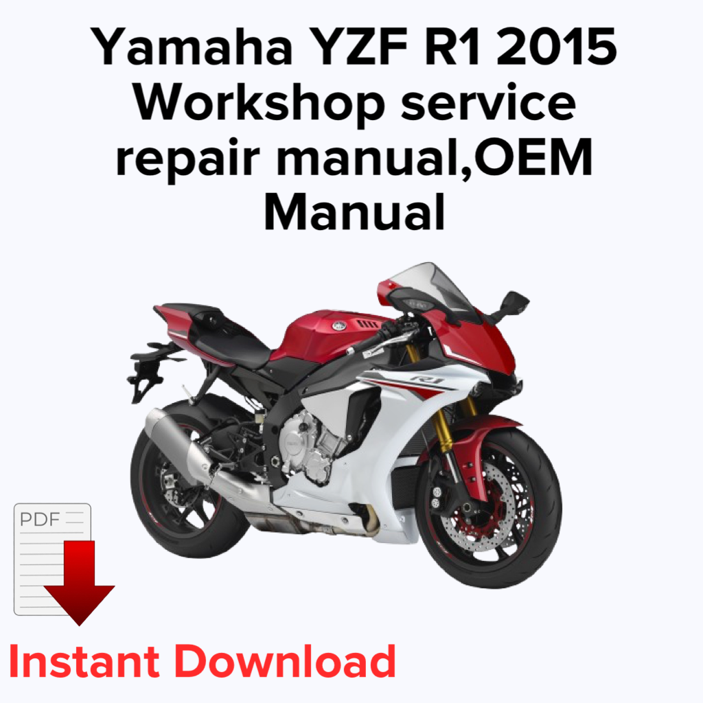 Yamaha YZF R1 2015 Workshop Repair Manual