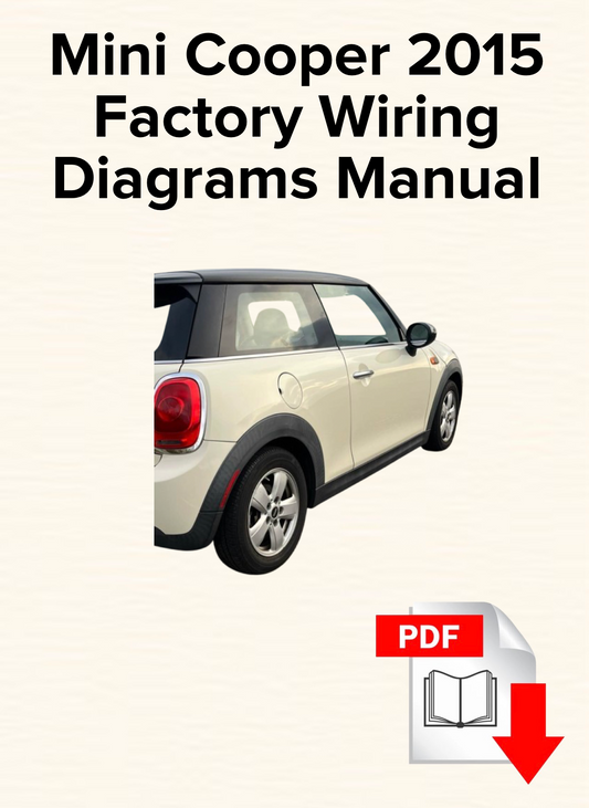 Mini Cooper 2015 Factory Wiring
Diagrams Manual, Schematics