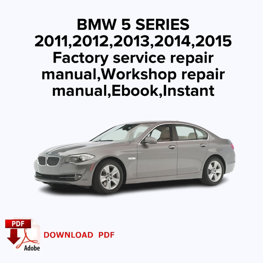 BMW 5er
 2011,2012,2013,2014,2015
 Werks-Service-Reparaturhandbuch, Werkstatt-Reparaturhandbuch, E-Book, Instant
