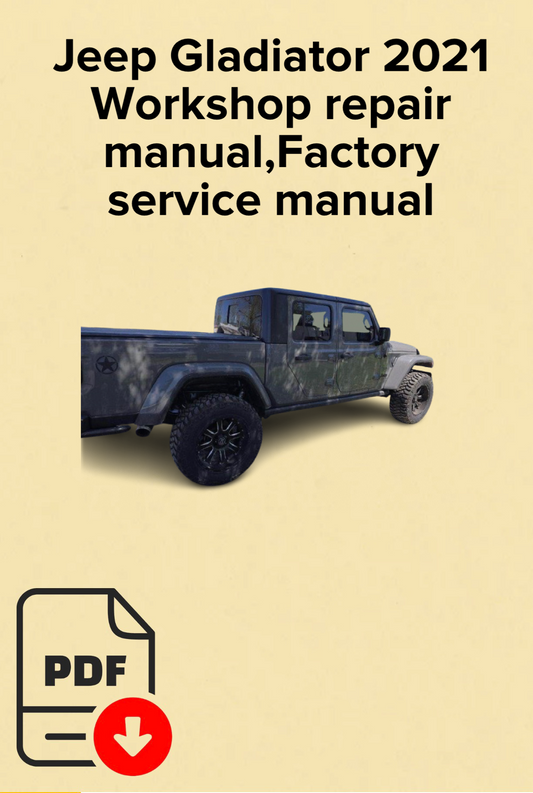 Jeep Gladiator 2021 Workshop repair manual,Factory service manual,OEM
