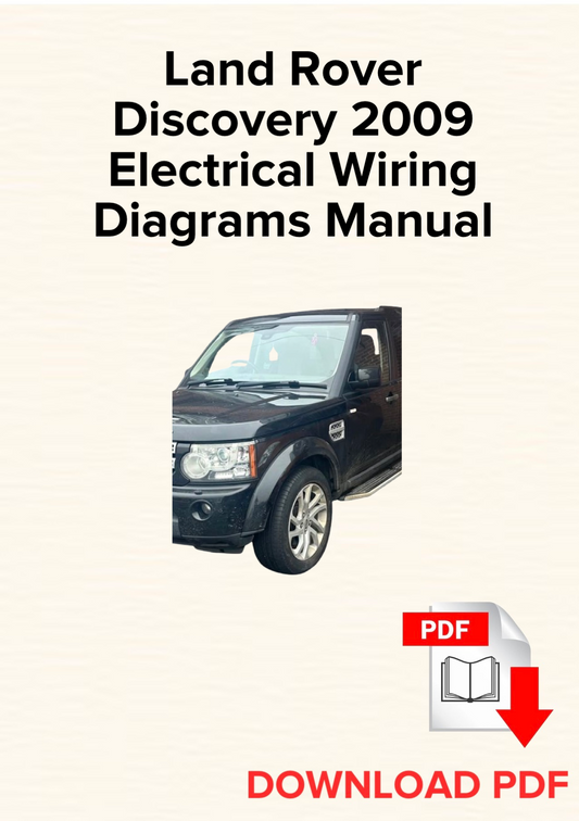 Land Rover Discovery 2009 Electrical Wiring Diagrams Manual, Schematics