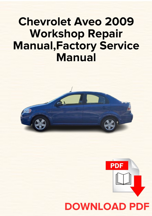 Chevrolet Aveo 2009 Workshop Repair Manual