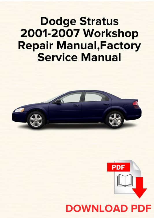 Dodge Stratus 2001-2007 Workshop Repair Manual