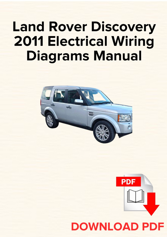 Land Rover Discovery 2011 Electrical Wiring Diagrams Manual, Schematics