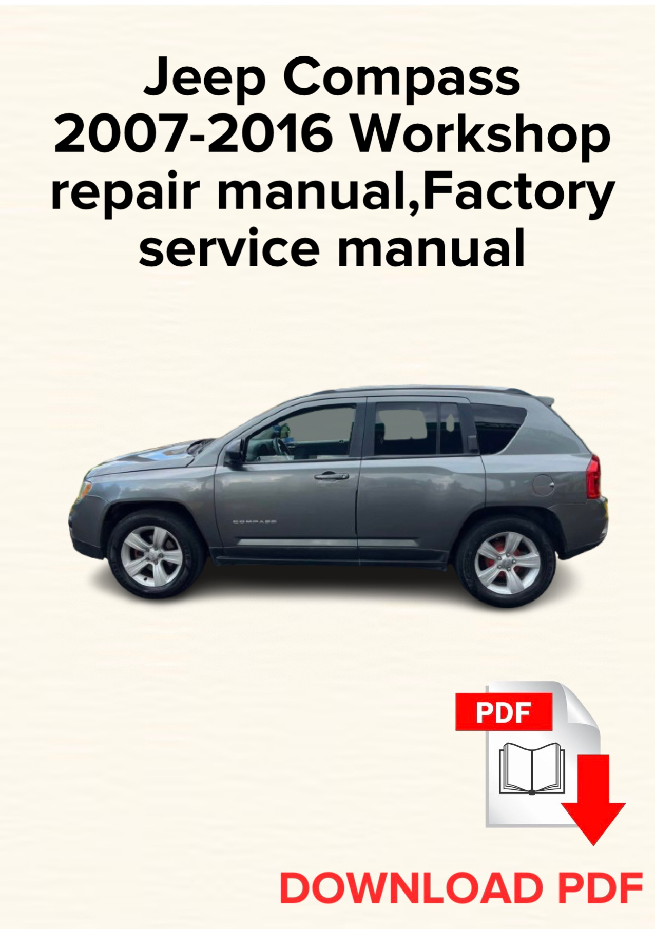 Jeep Compass 2007-2016 Workshop repair manual, Maintenance, Factory service manual