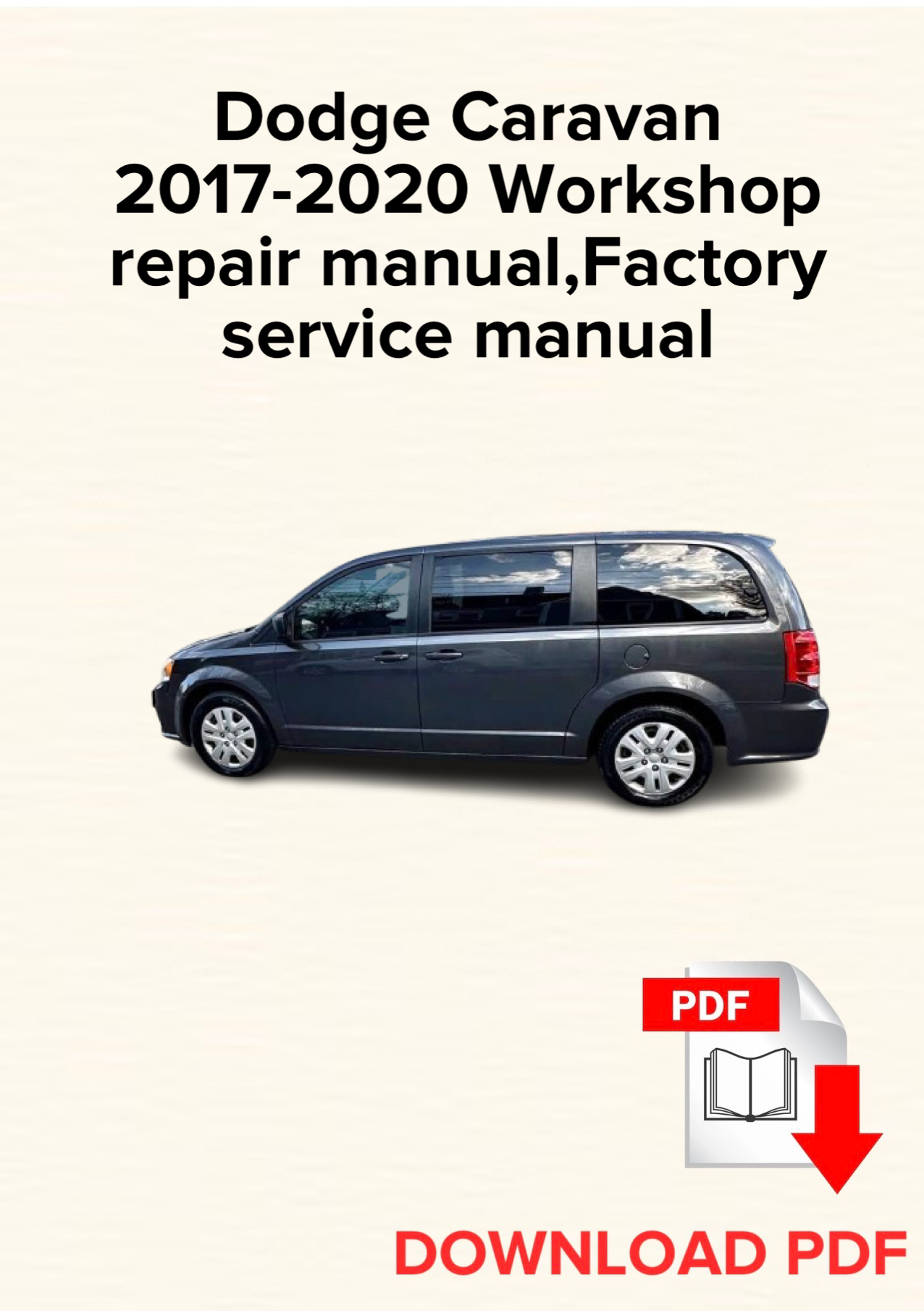 Dodge Caravan 2017-2020 Workshop Repair Manual